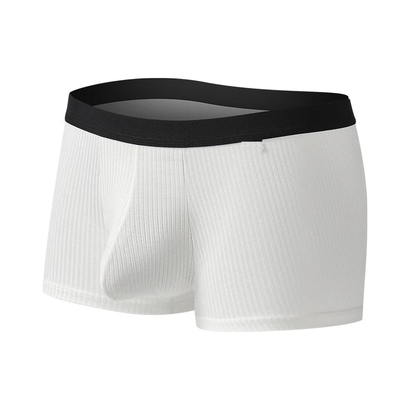 GTOPX MAN Baumwoll-Boxershorts mit Balltasche, Unterwäsche, große Taschen, sexy Unterhosen für Erwachsene