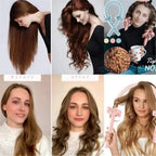 Hitzefreier Lockenstab Nachtmütze ohne Hitze Haarband faule Lockenwickler Stirnband Haarroller Schlafendes weiches Stirnband Haarstyling-Tools