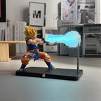 DRAGON BALL Son Goku Kamehameha Nachtlampe Schreibtisch-Dekorationsmodell Nacht Anime umgebende Kinderspielzeuge Geburtstagsgeschenk