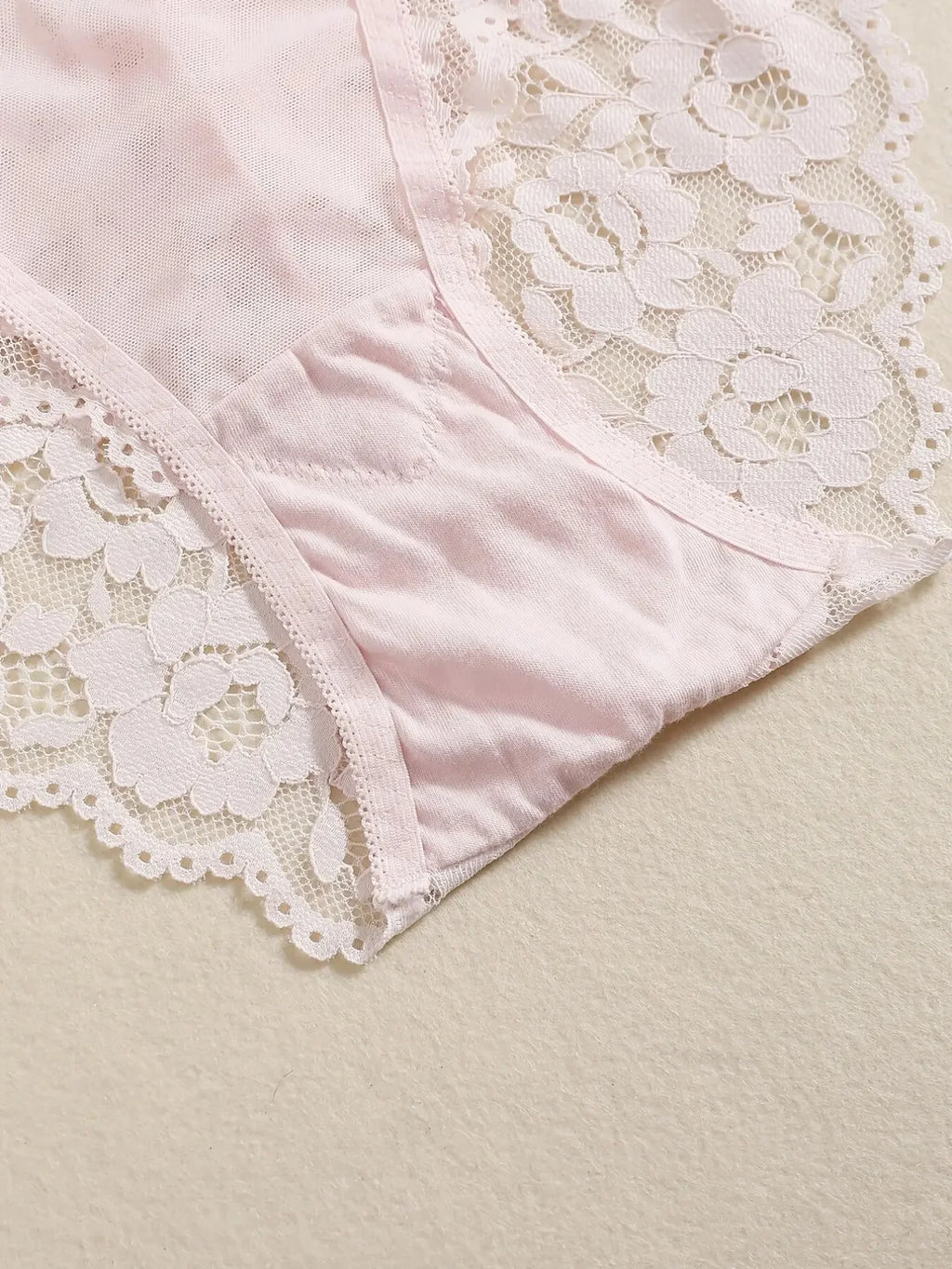 1 Set Elegantes Dessous-Set aus Spitze mit Stickerei und atmungsaktivem Stoff: Push-Up-BH, transparenter Schlüpfer mit tiefem Bund – das ultimative Valentinstagsgeschenk