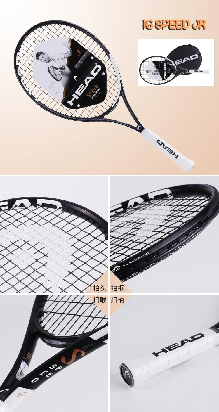 HEAD 2026 Neuer Carbon Tennisschläger für Herren Damen Tenis Raquete Blau