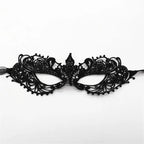 Neue Damen Hollow Lace Gesichtsmaske Maskerade Sexy Cosplay Abschlussball Party Requisiten Kostüm Maske Nachtclub Halloween Schwarze Augenmaske