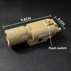 Taktische Lampe X300 X300U Nylon Pistolen-Blitzlicht LED passend für 20mm Schiene Airsoft Hängende Jagd Taschenlampe