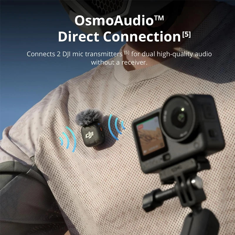 DJI Osmo Action 6 Action-Kamera, variable Blende, 1/1,1-Zoll-Quad-Sensor, neues 4K mit freiem Zuschnitt, Osmo Action 6