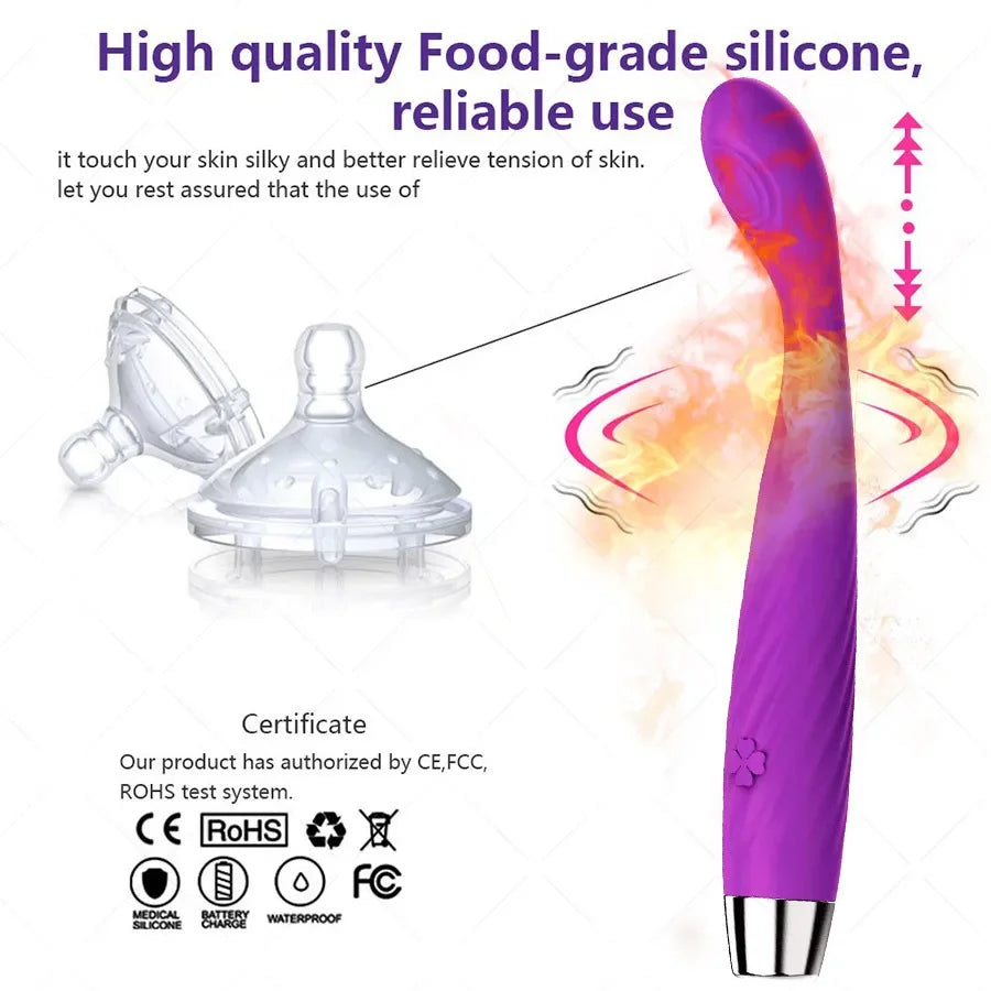 Leistungsstarker G-Punkt-Vibrator für Anfängerinnen – in 8 Sekunden zum Orgasmus. Fingerförmige Vibratoren, Nippel-Klitoris-Stimulator, Sexspielzeug für Erwachsene