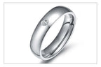 Vnox Basic Eheringe für Damen und Herren, personalisierbar mit Name, Datum, Liebesbotschaft, Versprechen, Allianz, Jahrestag, personalisiertes Geschenk
