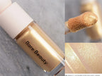 Rare Beauty Melting Cream Blush Make-up Matt Perlmutt Textur Glitzer Rouge Highlighter Hell nähren befeuchten Lipgloss