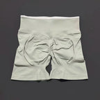 Damen Sportshorts Fitness High Waist Scrunch Nahtlose Yoga Leggings Radlerhosen Workout Lauf Fitness Hosen