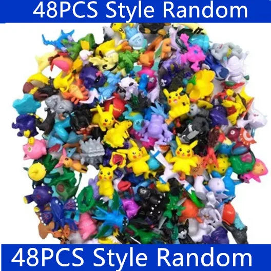 144 Anime Stil Actionfigur Modell Pokémon Figur Spielzeug Ornament Dekoration Sammlerstücke Spielzeug für Kinder Weihnachtsgeschenk