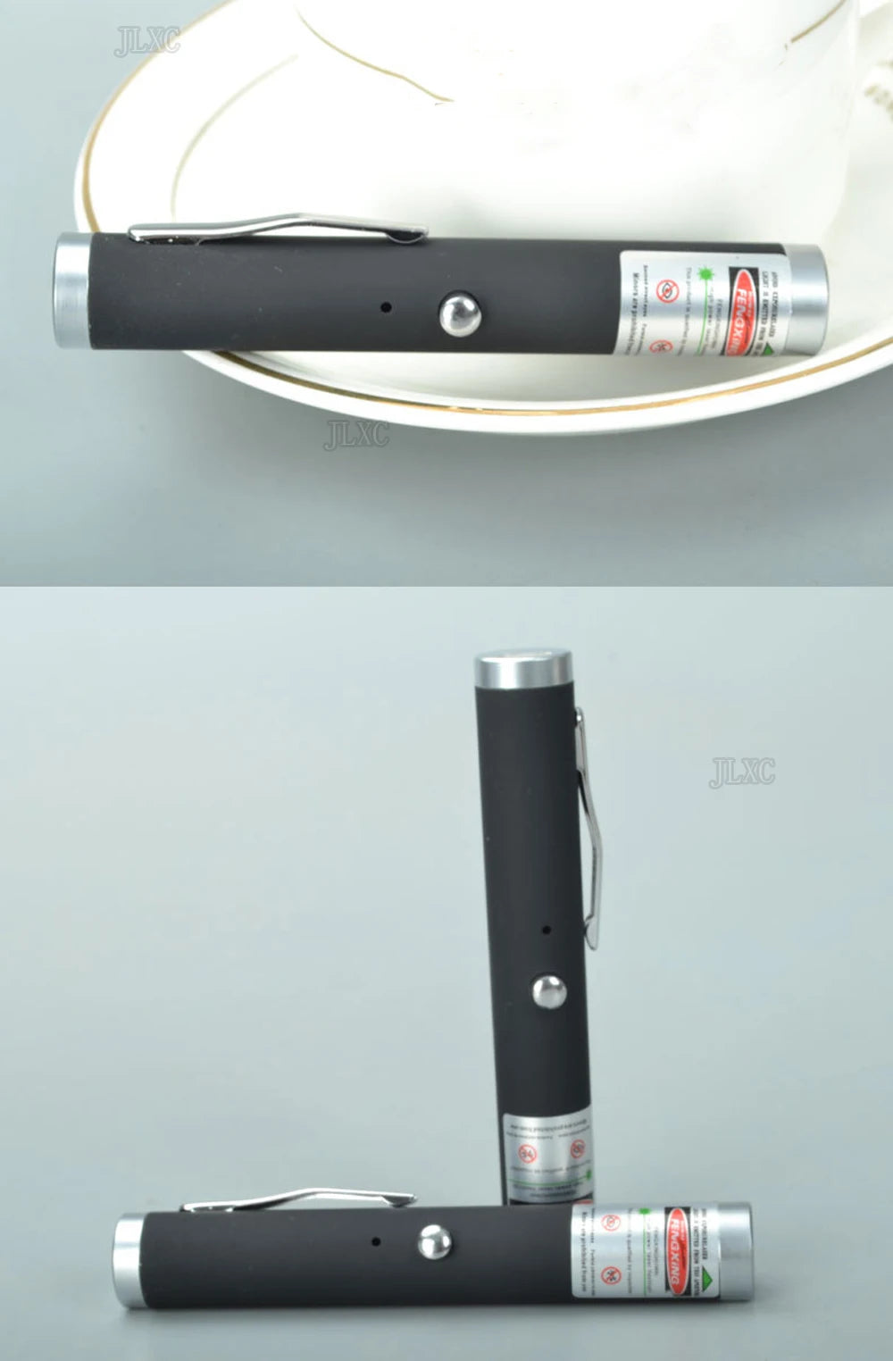 Tragbarer USB-Grünlaserpointer 2-in-1 Abnehmbare Lampenfassung Mini-Laserstift Sichtbarer Fokus Rote Kombination für die Jagd