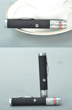 Tragbarer USB-Grünlaserpointer 2-in-1 Abnehmbare Lampenfassung Mini-Laserstift Sichtbarer Fokus Rote Kombination für die Jagd