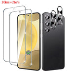 2+2 Fingerabdruck-Scanning-Glas für Samsung S25 S26 S24 S23 S22 S21 Displayschutzfolie für Galaxy S25 Ultra Kameraschutz S24 FE