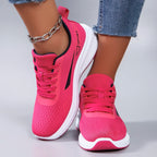 Frühlings-Freizeitsportschuhe für Damen, modisch, atmungsaktiv, leicht, rutschfest, verschleißfest, flache Schuhe
