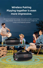 ZEALOT S98 160W Tragbarer Bluetooth-Lautsprecher mit hoher Leistung, kabelloser TWS-Subwoofer, wasserdichter mobiler HIFI-Qualität