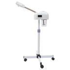 Professioneller Gesichtsbedampfer Nano-Ionen Ozon Heißdampf mit LCD-Bildschirm Höhenverstellbar für Salon Zuhause Spa Anti-Aging