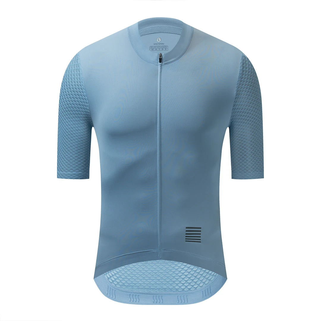 YKYWBIKE Herren Classic Radtrikot Sommer Fahrrad Pro Team Kurzarm Trikot Radsport Maillot Rennrad Atmungsaktive Kleidung