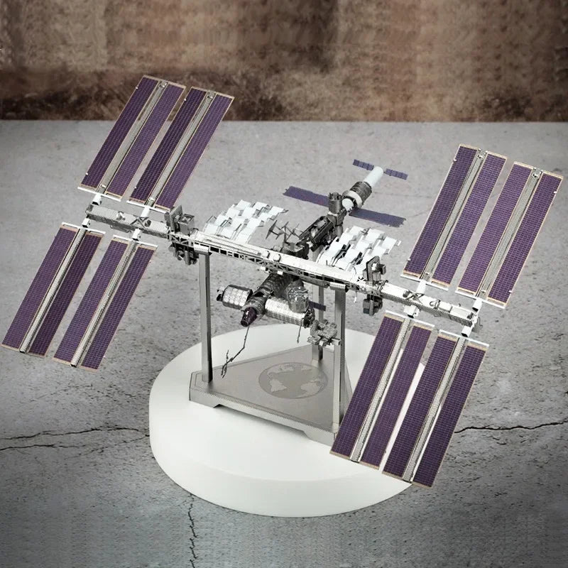 Weltraumforschung 3D Metallpuzzle Shuttle Hubble Weltraumteleskop Mars-Rover Modell Spielzeug für Kinder Kreatives Puzzle Geschenk Spielzeug