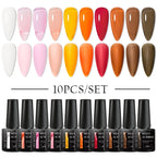 10/12PCS/SET Katze Magnetisches Gel Nagellack Set 9D Reflektierendes Glitzer Gel Halbpermanentes UV Gel Soak Off Funkelndes Nagelkunst Kits