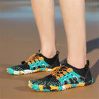 Men Women Water shoes Upstream Wading Swimming Barefoot Five Fingers Aqua Shoes Colorful Beach Seaside Light Unisex Sneakers New