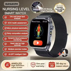 Neue Gesundheitsuhr Harnsäure Blutdruck Blutsauerstoff Körperanalyse Körperfett Smartwatch EKG+PPG Bluetooth Anruf Uhr Frauen Männer