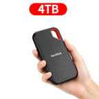 High-Speed Original SSD 2TB Portable USB3.1 Festplatte 4TB Geräuschlose Disk für Freelancer Laptop Tablet Werkbank