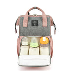 Wickeltasche Baby Wickeltasche Wasserdichter Rucksack Mode Mama Mutterschaft Markenrucksack für Mütter