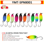 7/9/10 Stück Forellenköder 2,5g/2,6g/3g/3,2g/3,5g/5g Metalllöffel Angelköder Wobbler Casting Jigging Angelzubehör Pesca Döbel