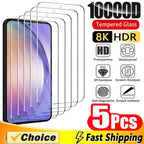 5Pcs Screen Protector for Samsung Galaxy A55 A54 A13 A53 A52 A12 A22 A33 A32 A51 A52S A35 A72 A71 A14 S10E S20FE Tempered Glass