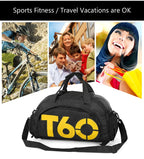 Sporttasche Wasserdichte Fitnesstasche Sport Herren Damen Tasche Outdoor Fitness Tragbare Taschen Ultraleicht Yoga Sport Großer Reise-Rucksack
