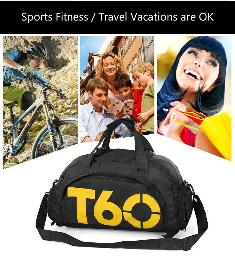 Sporttasche Wasserdichte Fitnesstasche Sport Herren Damen Tasche Outdoor Fitness Tragbare Taschen Ultraleicht Yoga Sport Großer Reise-Rucksack