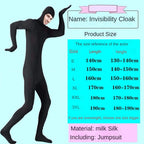 Neuer Kinder- und Erwachsenen-Zentai-Ganzkörperanzug, zweite Haut, eng anliegend, Spandex-Nylon-Bodysuit, Neuheit, Herren, Damen, Tanz-Jumpsuit, Cosplay-Kostüme