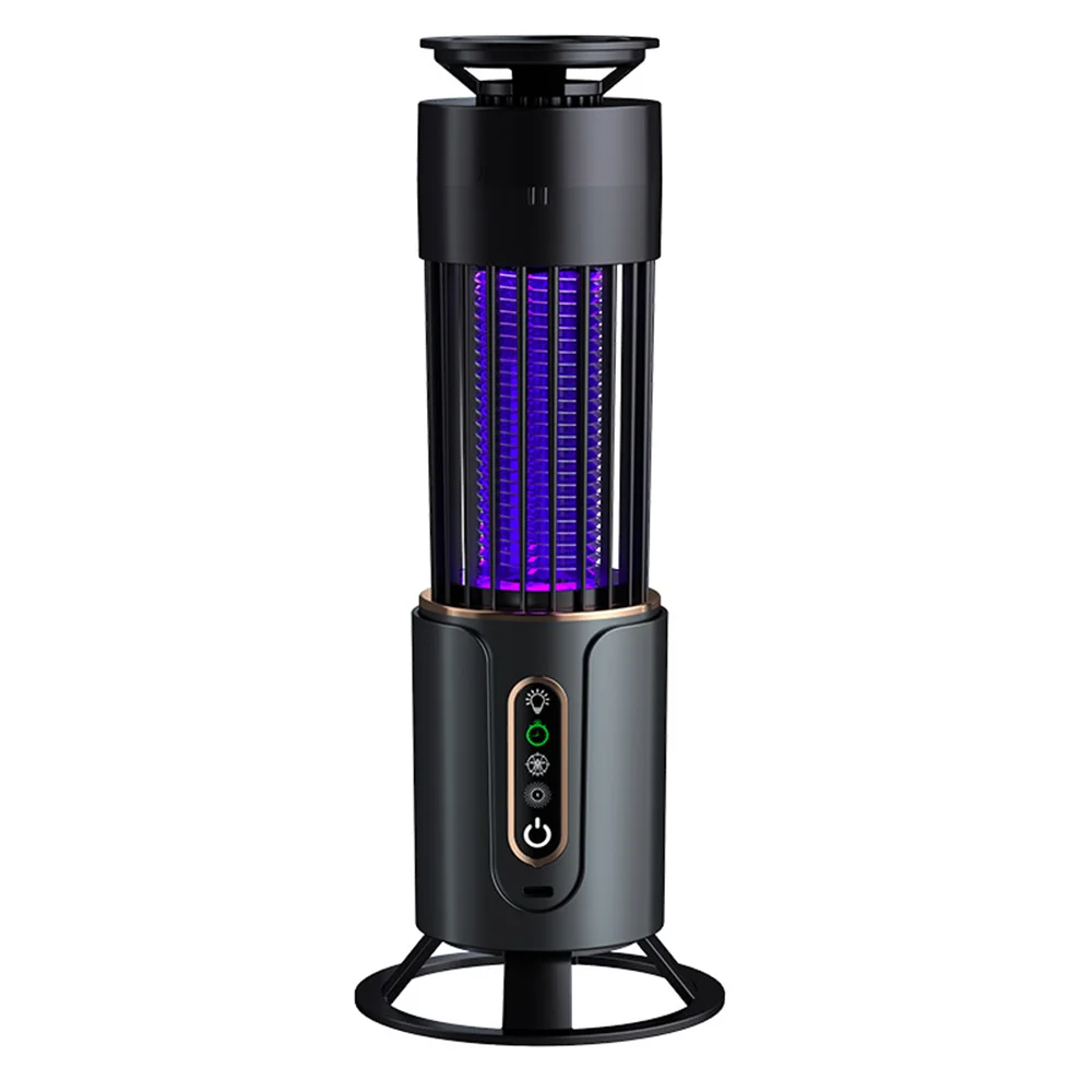Mückenkillerlampe Insektenfalle Campinglicht USB Ladezeitsteuerung Elektrische Mückenklatsche Outdoor-Insektenvernichter Repellent