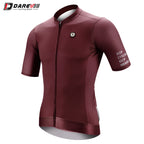 DAREVIE Radtrikot SPF 50 UV-Schutz Trainingsniveau Slim Fit Kleine Größe Herren Damen Mann Fahrradtrikot Radsport-Trikot