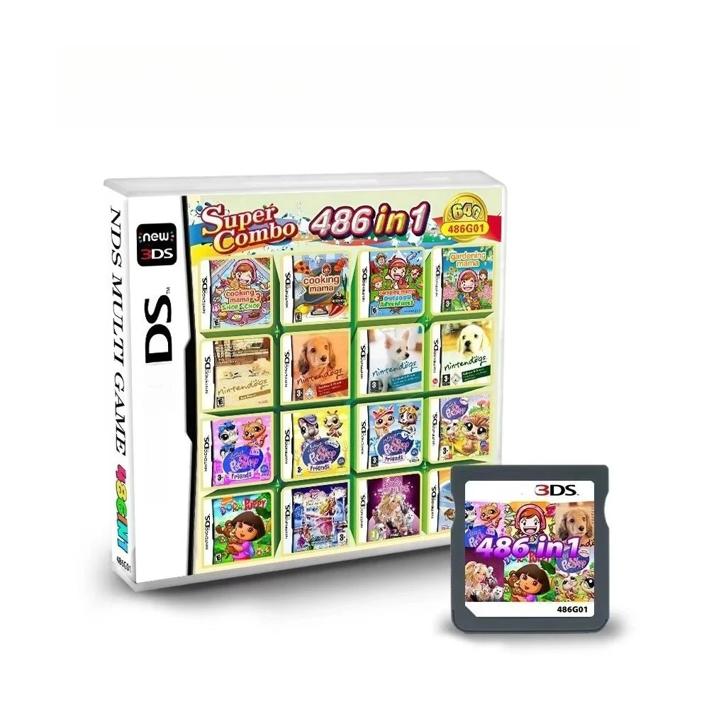 NDS Spielkarte 482in1 520in1 4300in1 500in1 468in1 Spielkarte Retro-Spielesammlung für 3DS, NDS