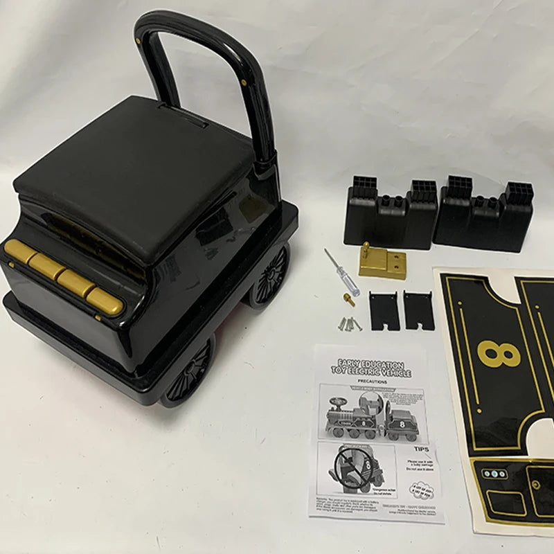 Kinder Zug Reitspielzeug Eisenbahn Klassisches Elektromodell Kann Einen Kleinen Zug Schienenwagen Transportieren Kinder Baby Lauflernwagen Spielzeug Jungen