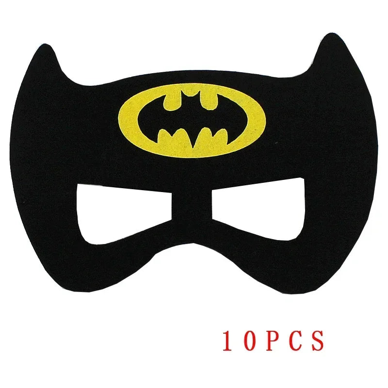 32/28/10 Stück/Los Superheldenmaske Cosplay Weihnachten Halloween Kinder Erwachsene Karneval Party Requisiten Kindergeburtstag Filz Maskerade