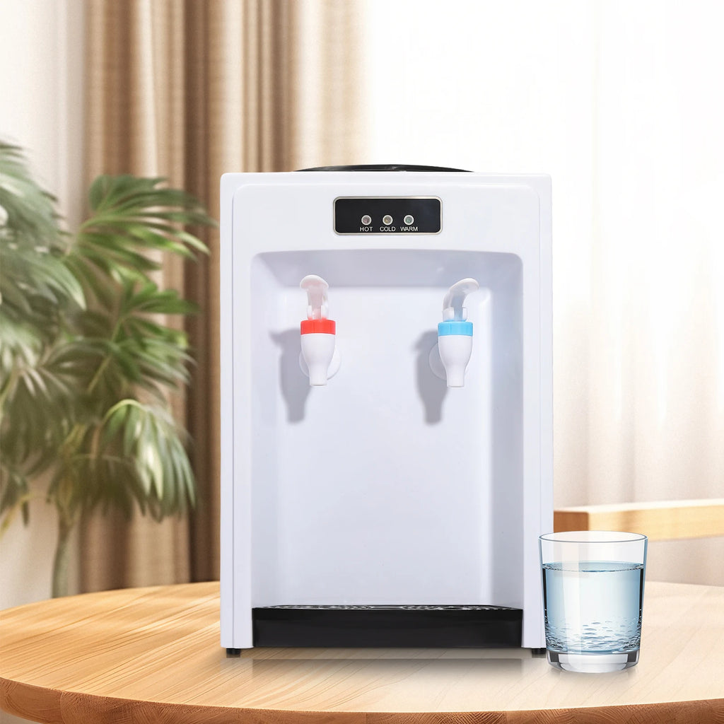 Wasserspender, elektrischer Heißwasserspender, Trinkbrunnen Büro Zuhause Heiß- und Kalt-Tischwasserspender