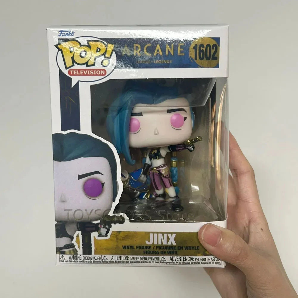 Games Arcane funkos Leagues Jinx #1602 pops Lengends Vinyl Action Figure Toy Gifts for Children Collection Dolls Main image