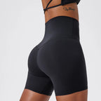 Hearuisavy Damen Yoga Shorts Sommer Soft Buttock Lift Gym Leggings High Waist Sport Shorts Damen Running Workout Shorts Female