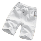 Herren-Sommer-Freizeithose in großen Größen, Strandhose, Laufhose, gerade kurze Hose, dünne Jogginghose, Freizeit-Loose-Shorts