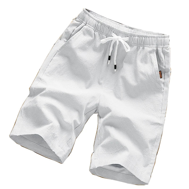 Herren-Sommer-Freizeithose in großen Größen, Strandhose, Laufhose, gerade kurze Hose, dünne Jogginghose, Freizeit-Loose-Shorts