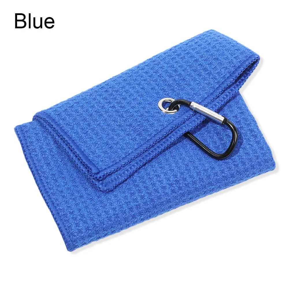 40*60CM Baumwolle Hohe Wasseraufnahme Mikrofaser-Reinigungstücher Golftuch mit Karabinerhaken Reinigt Schläger Golf Trainingshilfen