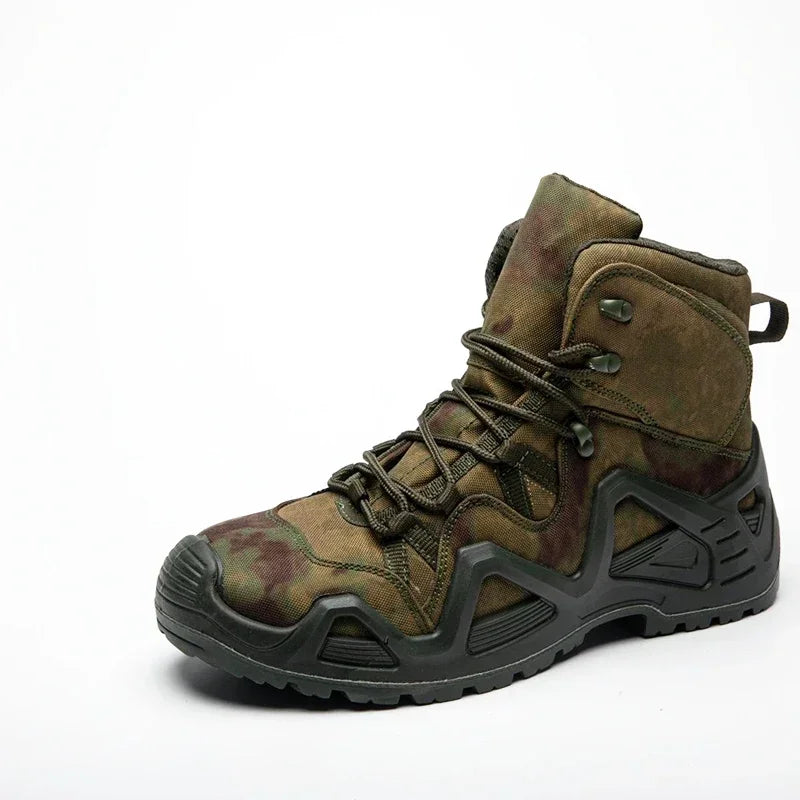 Herren Freizeit Jagd Stiefeletten Outdoor Taktische Wanderschuhe Herren Stiefel Jagd Arbeitsstiefel für Motorradschuhe Militärstiefel