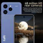 FUFFI Global Vision i17 Pro Max Smartphone Android 8GB RAM 256GB ROM 6,56 Zoll Telefon 720x1612HD 24+48MP 5G Netzwerk Mobiltelefone