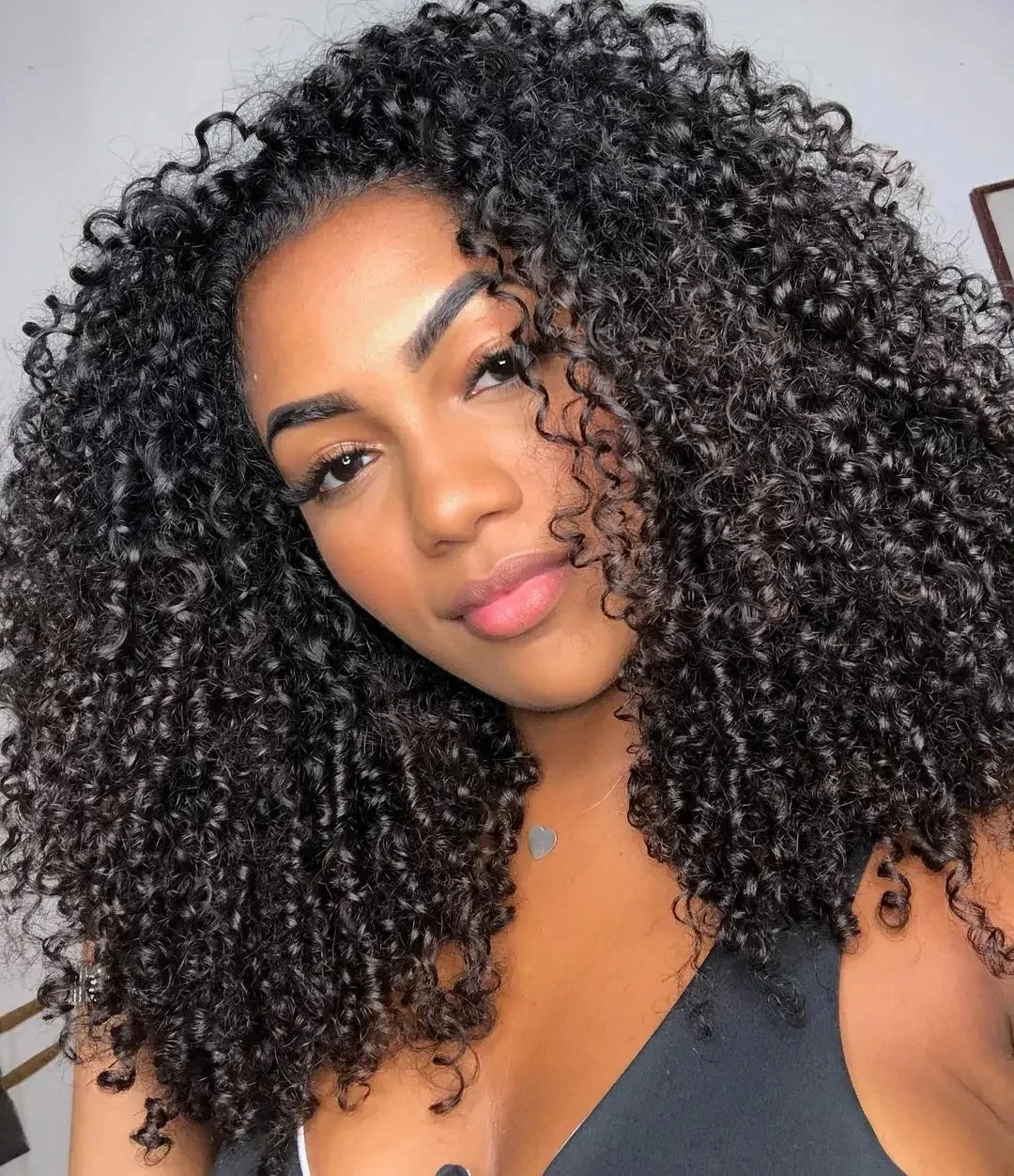 Pixie Locken Echthaar Weave Bundle mit Verschluss Brazilian Echthaar Weave Extensions 100% Echthaar Tressen HD Lace Verschluss