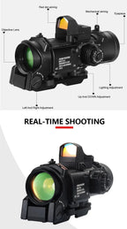 1-4x variables Zielfernrohr mit Mini-Rotpunktvisier Red Dot Sight Jagdvisiere