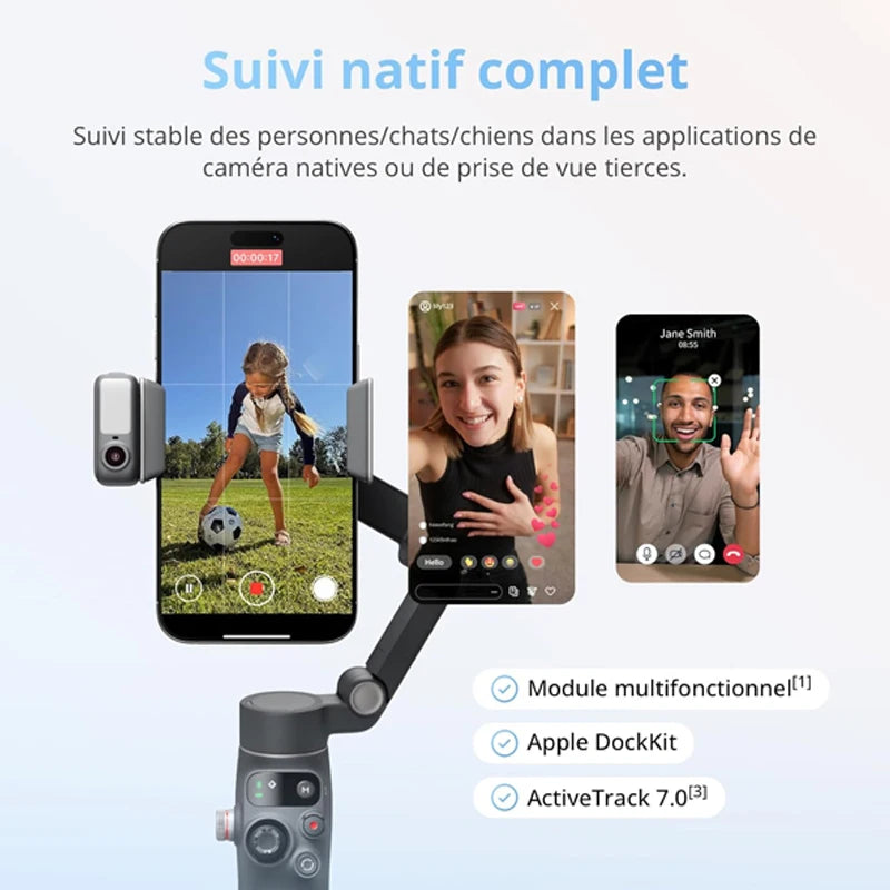 DJI OM8 Osmo Mobile 8 Smartphone-Gimbal-Stabilisator 3-Achsen-Handy-Gimbal Original Brandneu OM8