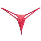 YAULAANG Sexy Herren Glanz Gay Unterwäsche Öliger G-String Tanga Glänzend niedrige Taille Hohe Elastizität Herren Dessous
