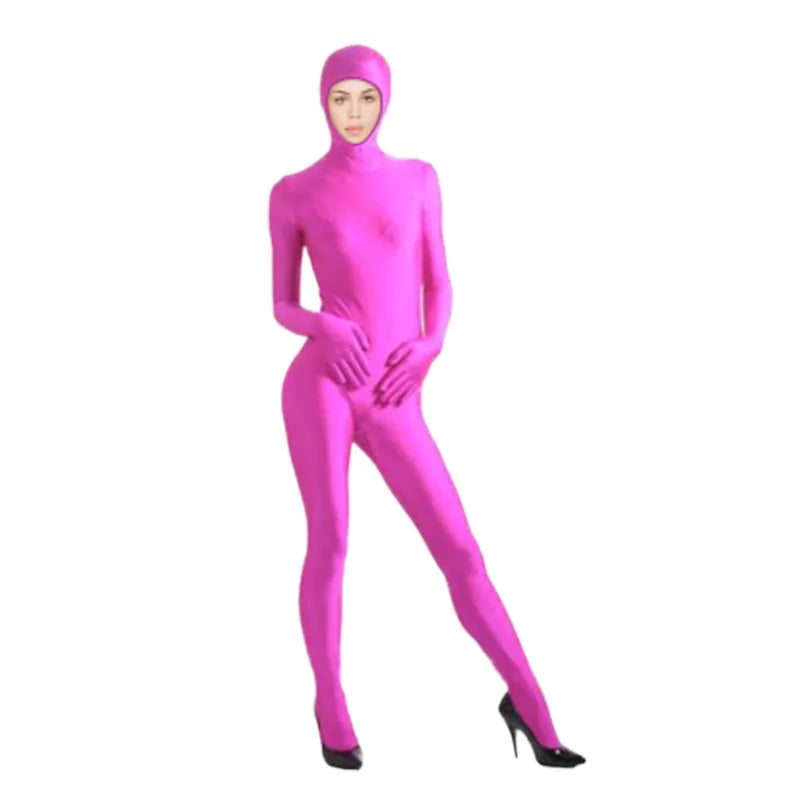 Neuer Kinder- und Erwachsenen-Zentai-Ganzkörperanzug, zweite Haut, eng anliegend, Spandex-Nylon-Bodysuit, Neuheit, Herren, Damen, Tanz-Jumpsuit, Cosplay-Kostüme