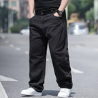 Übergroße Jeans für Männer Herrenjeans Hosen Denimhosen Herrenjeans Große Größe Baggy Y2k Herren Cargohosen Schwarz Neue weite Beinhosen